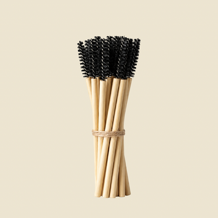 Bamboo Spoolies – Disposable Lash Brushes for Lash Artists 100 pack